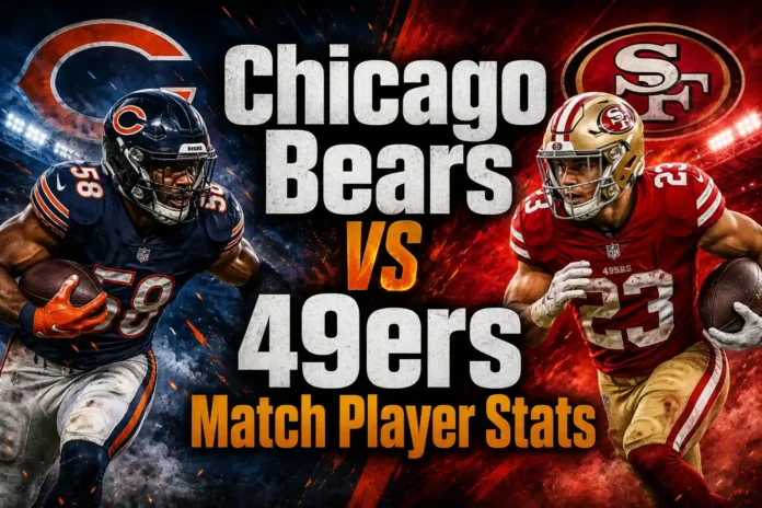 Chicago Bears vs 49ers match player stats