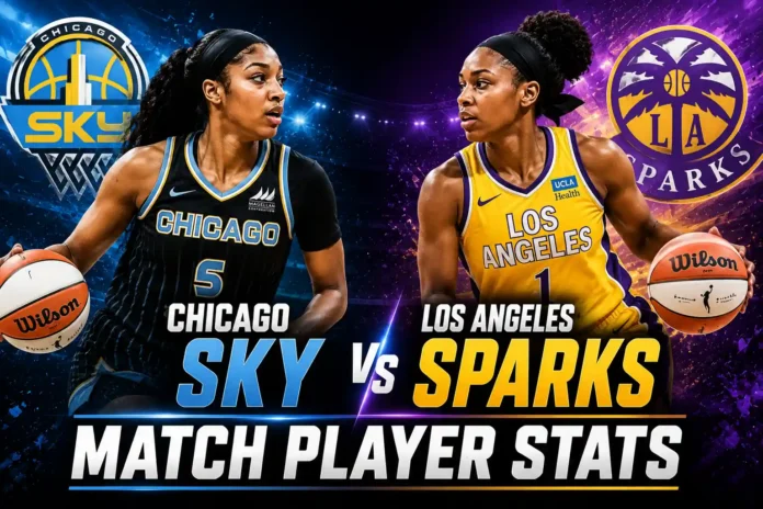 Chicago Sky vs Los Angeles Sparks match player stats
