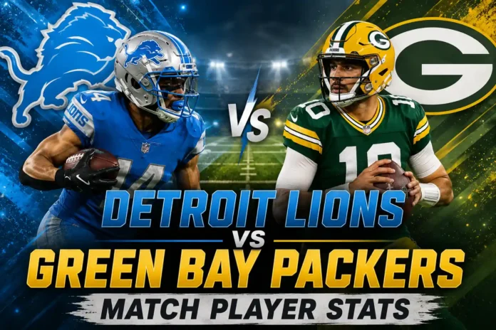 Detroit Lions vs Green Bay Packers Match Player Stats