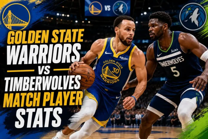Golden State Warriors vs Timberwolves Match Player Stats