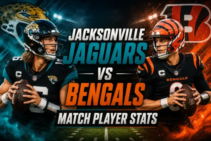 Jacksonville Jaguars vs Bengals match player stats