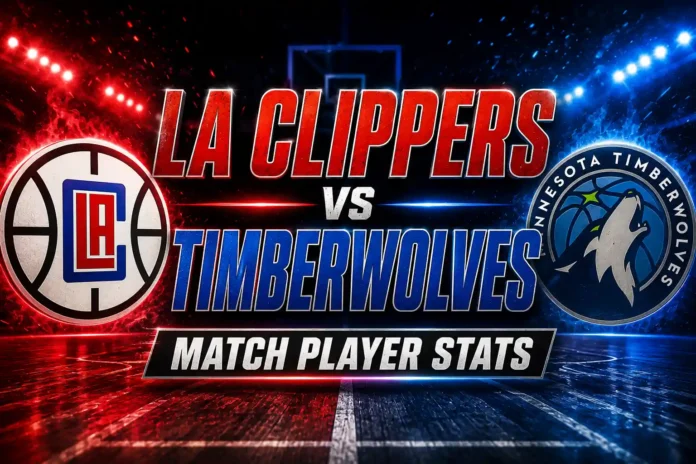 LA Clippers vs Timberwolves Match Player 