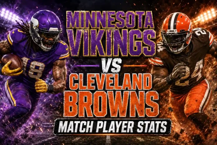Minnesota Vikings vs Cleveland Browns Match Player Stats
