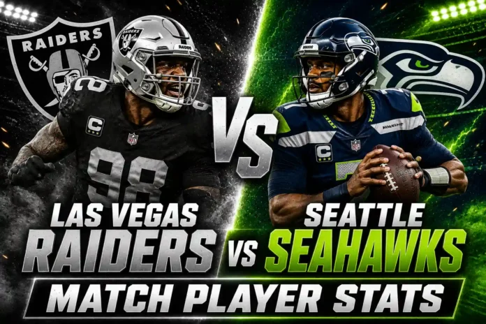 Las Vegas Raiders vs Seahawks Match Player Stats