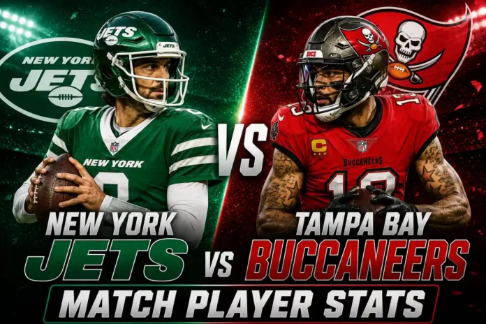 New York Jets vs Tampa Bay Buccaneers Match Player Stats