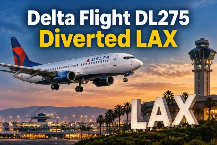 Delta Flight DL275 Diverted LAX