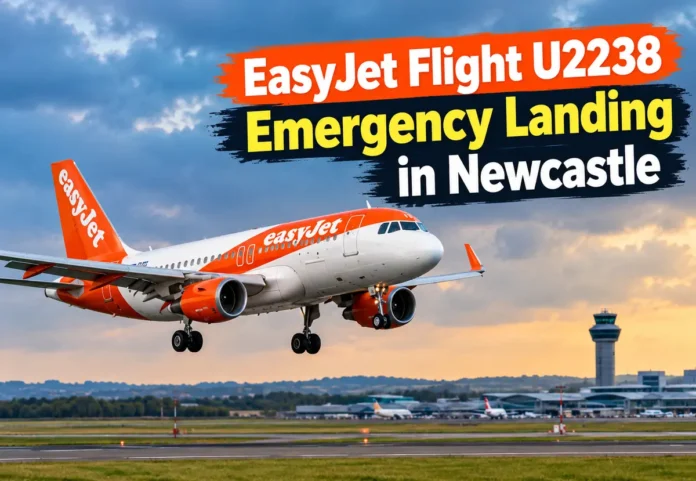 EasyJet Flight U2238 Emergency Landing in Newcastle