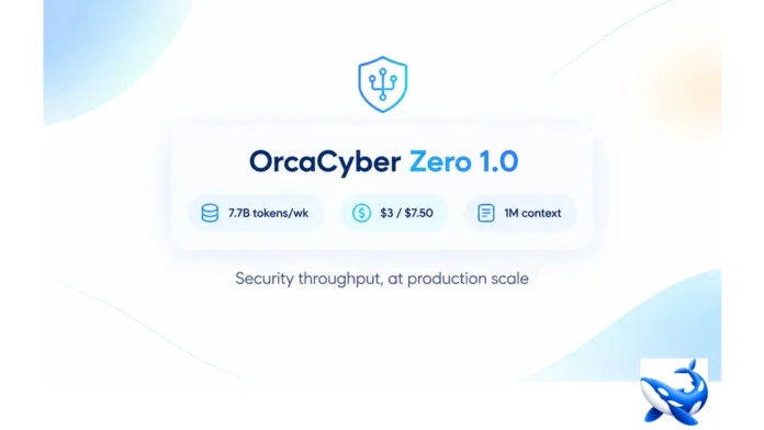 OrcaCyber Zero 1.0: 7.7 Billion Tokens a Week From a Security Model