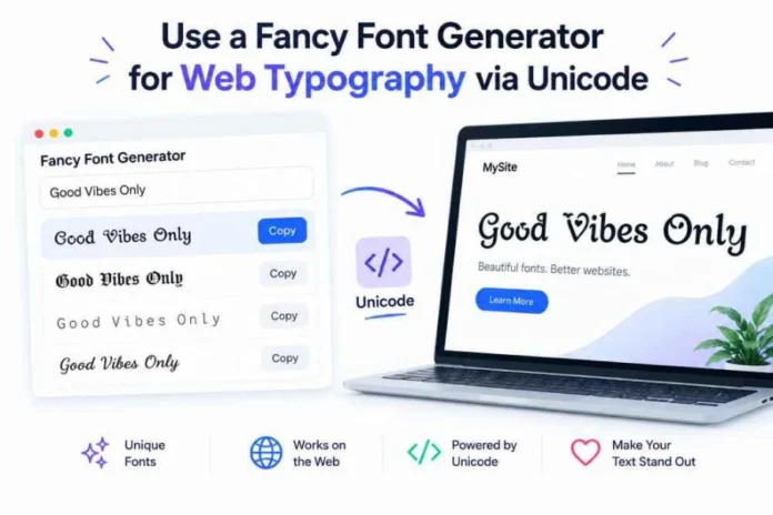 Fancy Font Generator