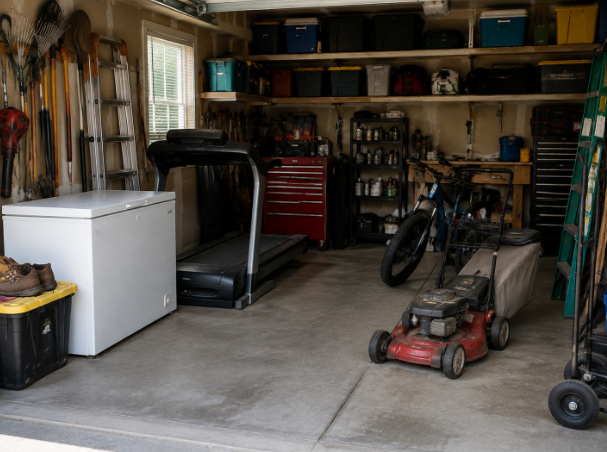 The Garage Gets Packed Last and Weighs the Most